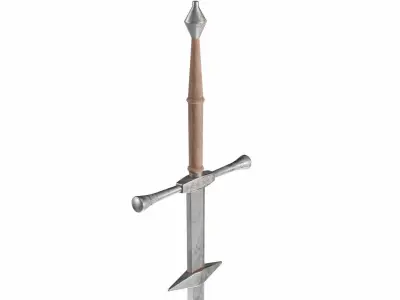 Zweihander 3D model