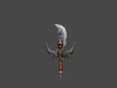 Zeloeman Sword A 6 Low-poly 3D model