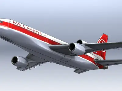 Tristar swiss airways boeing 3D model