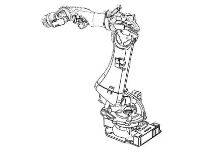 NACHI Spot Welding Robot SRA100H 3D model