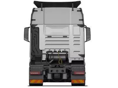MAN TGX 6x2 2020 3D model