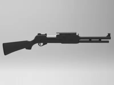 Russian Automatic Rifle Free 3D model