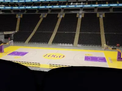 Basketball Stadium Arena Low-poly 3D model purchase