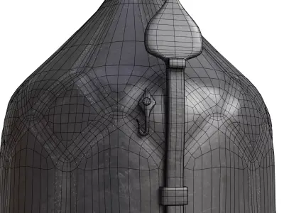 Medieval Helmet 3D model buy
