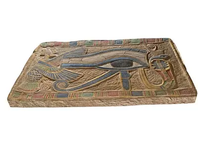 Eye of Horus - Ancient Egypt-3D Print Low-poly 3D model