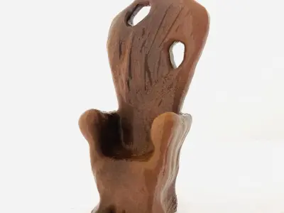 Custom Dr Zaius Chair from 1974 TV Series 3D print model