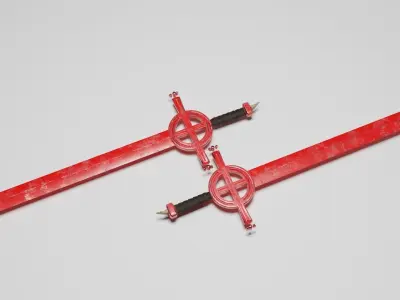 Finn s Sword Low-poly 3D model