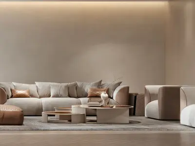  Office interior scene 50 3D model
