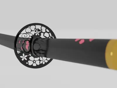 Katana Sword 3D model get