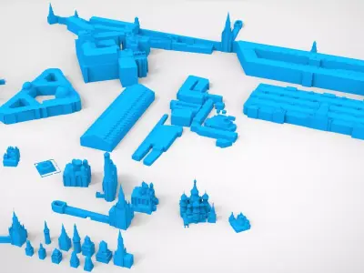 Building Kremlin 3D model