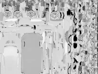 Red Sports Car 3D model