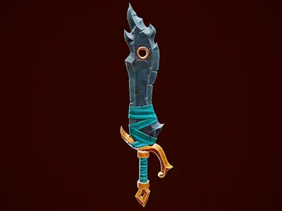 Stylize Sword Low-poly 3D model purchase