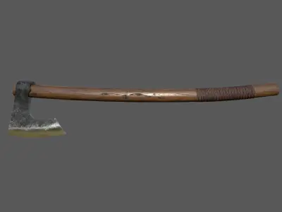 Bearded axe Low-poly 3D model purchase