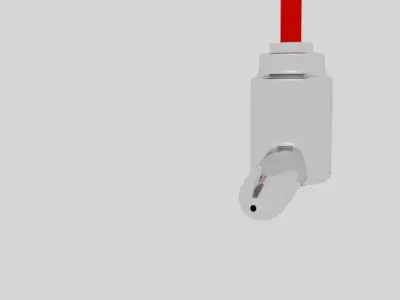  Pitot Tube System Low-poly 3D model