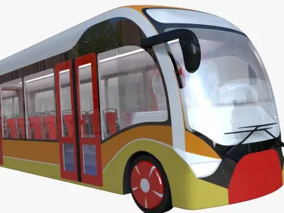City bus concept 3D model