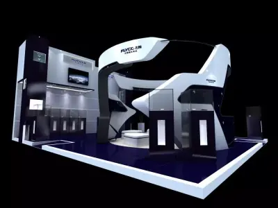 Exhibition - Area -6X6-3DMAX2009-08 3D model