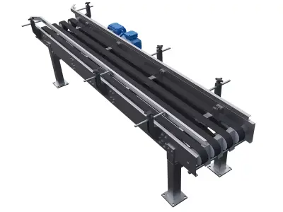 conveyor belt 3D model shop