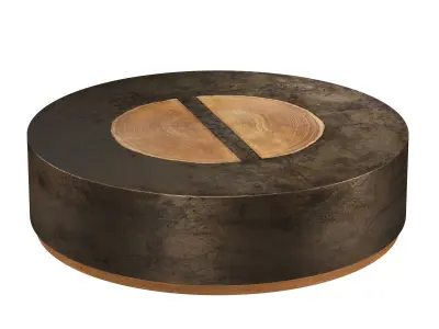 Acacius Round Coffee Table 55 3D model
