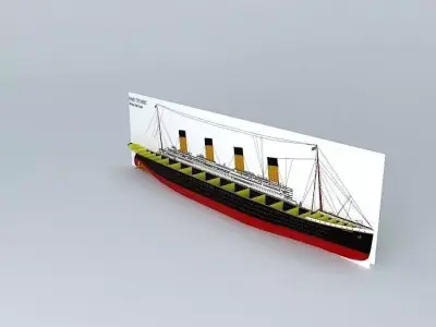TITANIC Hull Kit Do it Yourself Free 3D model