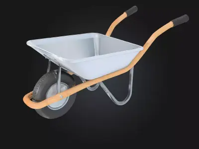 Wheelbarrow Insight  A Functional and Rugged  3D model