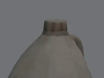 Canister jug of water Low-poly 3D model