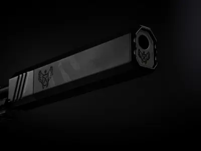P30L PBR gun Low-poly 3D model