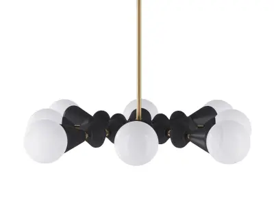 Chandelier Stella dome V8 SKU 6007 Free 3D model