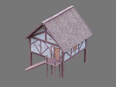 Medieval House 2 3D model