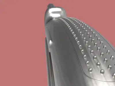 Nippers silver pliers 3D model