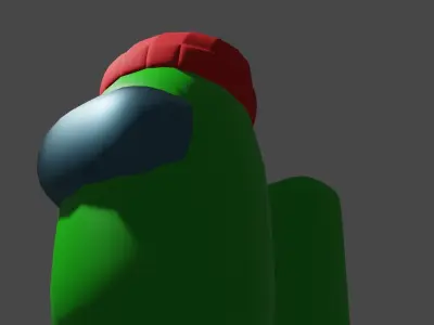 Among  us character   Low-poly 3D model