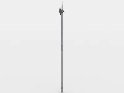 Axe sword with handle Low-poly 3D model purchase