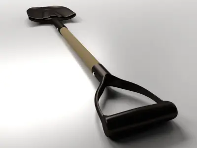 Shovel 3D model 7