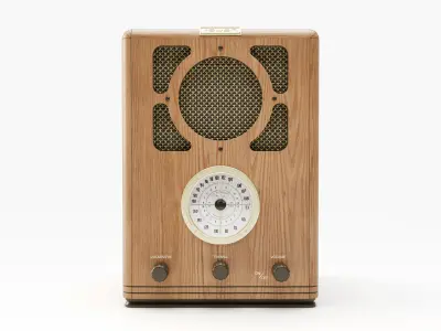 Bush Antique 1934 Radio 3D model