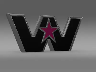 Western Star Logo 3D model