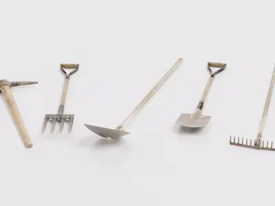 -Garden Tools- 3D model