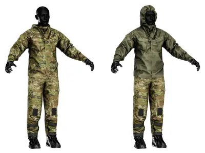 ADF NBCD SUIT Low-poly 3D model