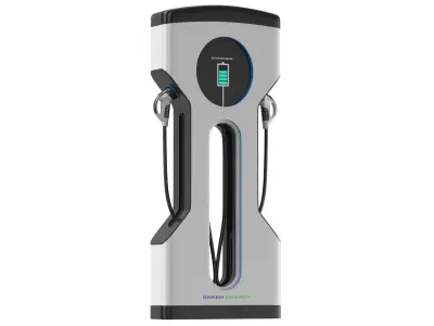 Two Detailed Electric Charger Machines 3D model