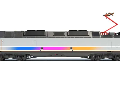 NJ Transit Locomotive Train 3D model
