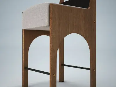 Arc Stool  3D model