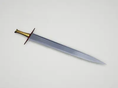 Game asset Timeless Elegance Blade 3D model
