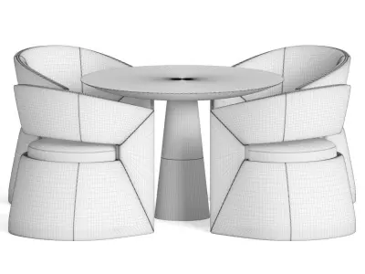 Dinning Set 107 3D model