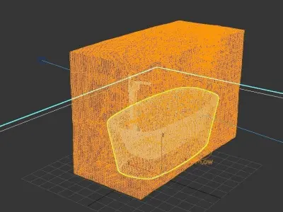 Marble Commercial Low-poly 3D model