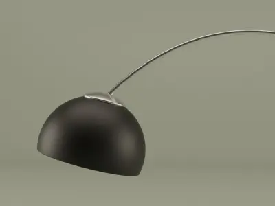 Arc floor lamp Free 3D model