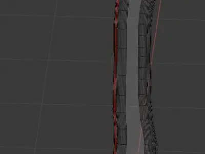 Axe low-poly 3d model Low-poly 3D model