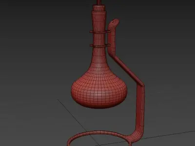 jug on a stand PBR low poly Low-poly 3D model