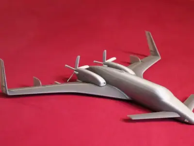 Beechcraft Starship 3D print model