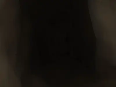 Tight underground tunnel  Low-poly 3D model