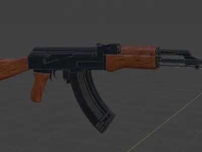 AK-47 3D model