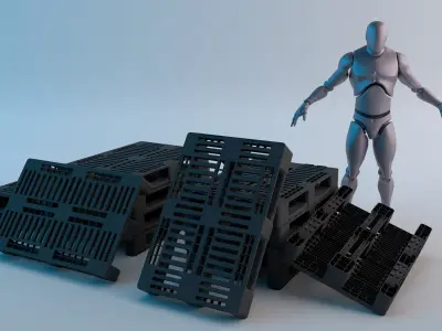 EuroPallets 3D 3D model