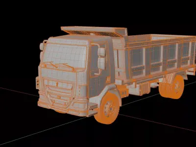 Kenworth K370 Dump Truck 3D model